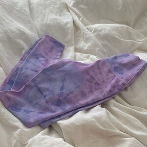 Beach Riot Purple Tie-Dye Leggings Size Small